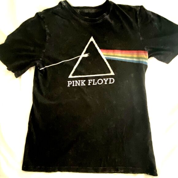 Pink Floyd Dark Side Of The Moon T-shirt Unisex Size XLYouth Black Band Tee 2022 - Picture 1 of 5